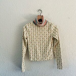 BDG letter print Turtleneck
